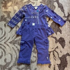 naartjie Kids Lavender Tunic & Pants Set